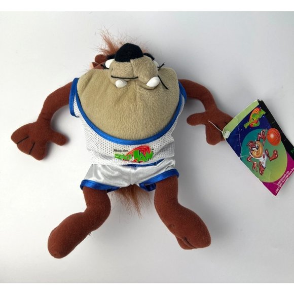 Vintage 1996 Warner Bros Space Jam Looney Tunes Taz 8" - Picture 1 of 6